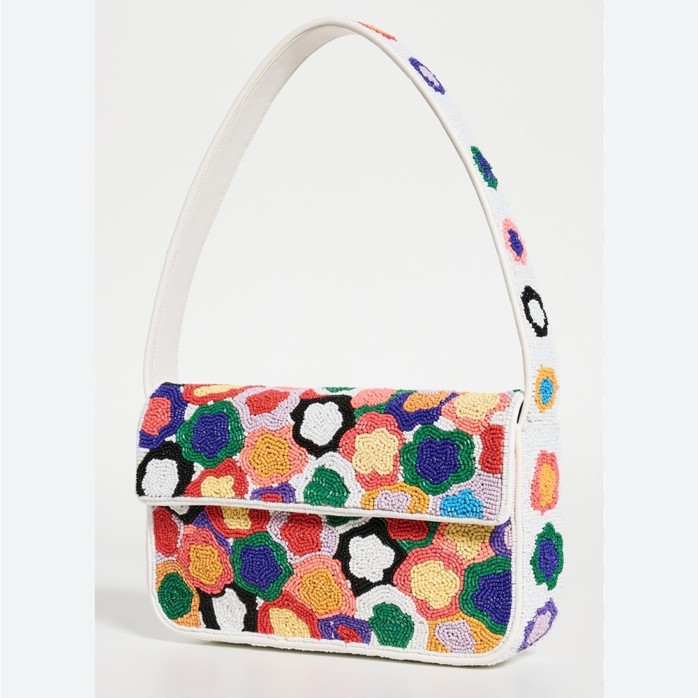 Staud Colorful Floral Embroidered Women's Bag